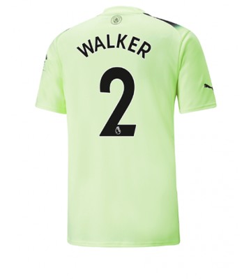 Manchester City Kyle Walker #2 Tredjedrakt 2022-23 Kortermet